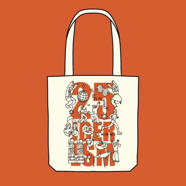25 Joer LSM Tote-Bag (Orange)